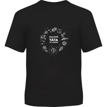 Pánské tričko Pánské tričko - Nejlepší táta ve vesmíru, vel. XL