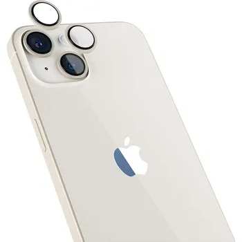 Epico Hliníkové ochranné sklo na čočky fotoaparátu pro iPhone 14 / 14 Plus (6,1") - hvězdně bílá 69212151100001