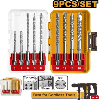 Vrták Ingco sada vrtáků do zdiva 9 ks AKDL30906