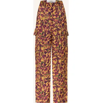 Dámské kalhoty Ba&Sh Dámské Nary Cargo Kalhoty Ze Saténu, tmavě žlutá /...