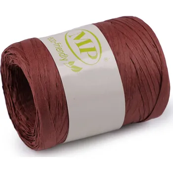 Příze Lýko rafie přírodní, k pletení tašek, šíře 5-8 mm Varianta: 11 (62) terakota, Balení: 1 ks