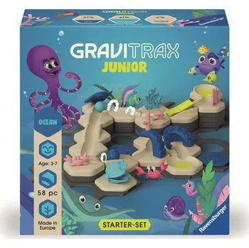 Kuličková dráha Ravensburger GraviTrax Junior startovní sada oceán 58 ks