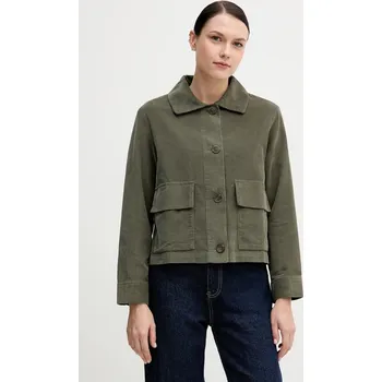 Pánská košile Manšestrová košile United Colors of Benetton 294BDN091 zelená 78X, vel. XS