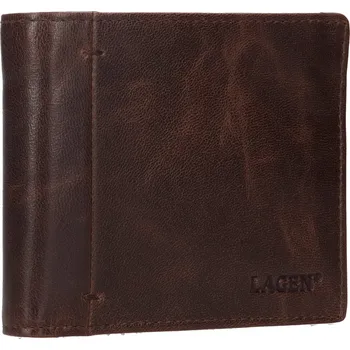Peněženka Pánská kožená peněženka Lagen 12593-B - hnědá