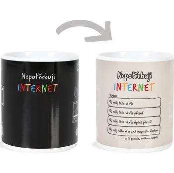 Měnicí hrnek - Internet