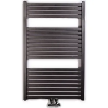 Radiátor Thermal Trend KH 600 x 970 kombinovaný topný žebřík, středové připojení KH 600/970 SP antracit/černá Barva: Černá