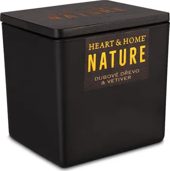 Svíčka Velká svíčka - Dubové dřevo a vetiver