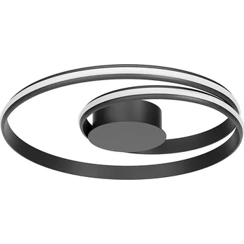 Redo 01-4359 - LED Stmívatelné stropní svítidlo TORSION LED/40W/230V černá