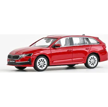 autíčko Škoda Octavia IV FL Combi (2024) - Červená Velvet Metalíza 1:43 Abrex
