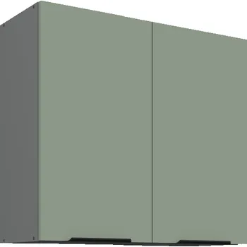 Kuchyňská skříňka 80 G-72 2F, Horní kuchyňská skříňka Aria aquamarine/antracit