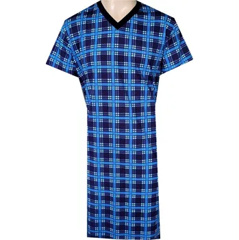 Pánská noční košile Pánská Noční Košile FOLTÝN NK389 Velikost: 7XL, Materiál: Krátký rukáv