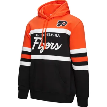 Pánská mikina Mitchell & Ness Pánská mikina Philadelphia Flyers NHL Head Coach Hoodie Velikost: L