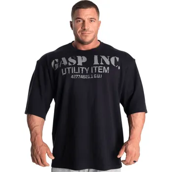 Gasp IRON THERMAL TEE ASPHALT – tričko Gasp asfaltově černé Velikost: XL