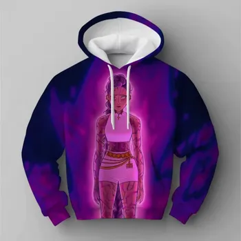 Chlapecký svetr KPop Demon Hunters (Lovkyně démonů) KPop Demon Hunters dětská mikina s potiskem (Huntrix) Motiv: AAZ8DU1583, Velikost: 120