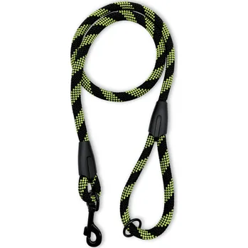 Vodítko pro psa PafDog® Klasické vodítko s poutkem na ruku, 14 mm, 5 délek, extra pevné ŽLUTO-ČERNÉ DÉLKA VODÍTKA: 1.5 metru