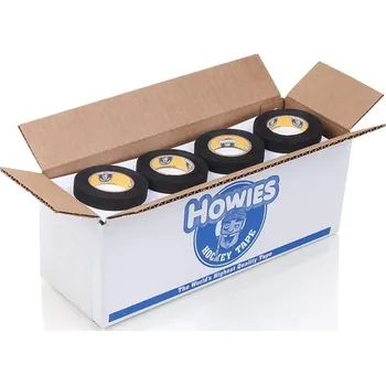Tenká černá textilní hokejová páska Howies | 55 kusů