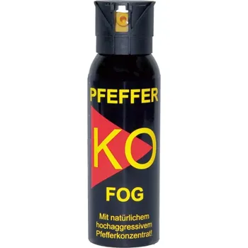 Obranný sprej Velkokapacitní Obranný plyn KO-FOG 100ml (Pepřový obranný OC spray, tryska - rozprašovač aerosol, dostřik 4 metry)