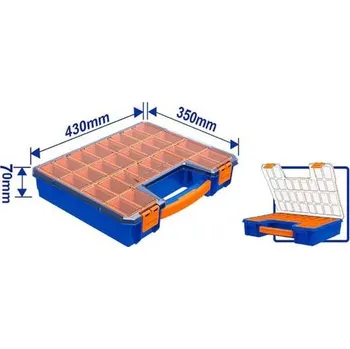 Wadfow Organizér plastový 430x350x70mm 16.5" WTB1611