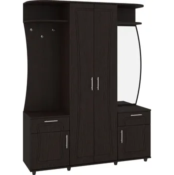 Předsíňová stěna Slevadoma Předsíňová stěna BRIZ MDF Barva: wenge