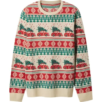 Pánský svetr esmara Men Pánský vánoční svetr (bílá, L (52/54))