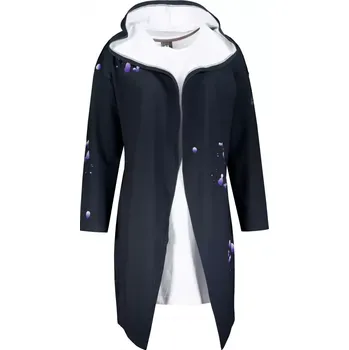 Dámský svetr Dámský kardigan premium ALTISPORT VOJ/ALW077MI07 ČERNÁ-FIALOVÁ S-L