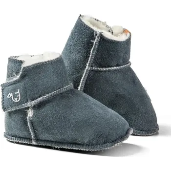 Dámské pantofle Dětské kožešinové botičky/capáčky Fellhof MAXI Velikost: 18/19, Barva: modrá