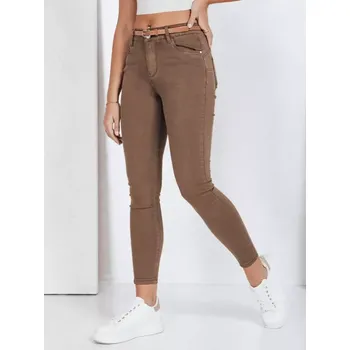 Dámské kalhoty Dámské kalhoty DSTREET UY2745 HNĚDÁ S