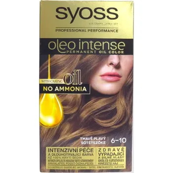 Barva na vlasy Syoss barva na vlasy, Intense oil: Blond Tmavě plavý