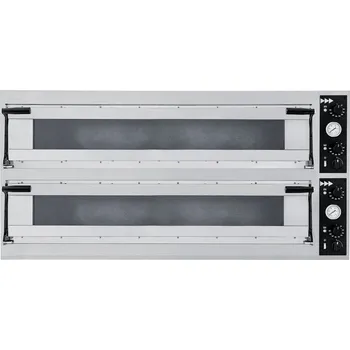 Pec na pizzu Tácy 66L Skleněná pec na pizzu, Prismafood, 400V/20400W, 1500x964x(H)745mm