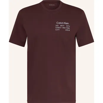 Pánské tričko Calvin Klein Jeans Pánské Tričko, hnědá, XL