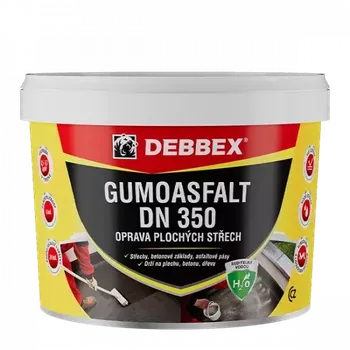 Tmel DEBBEX Gumoasfalt DN 350 černá 5kg (na vodní bázi)