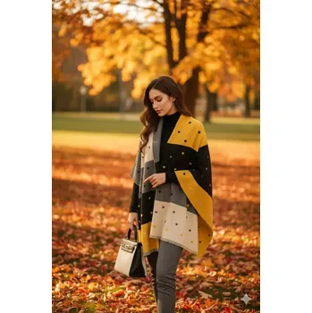 Rukavice Designová šála s motivem srdcí (Dámské šály)