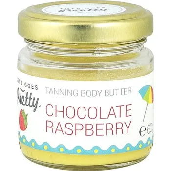 Čokoláda Opaľovacie telové maslo Čokoláda & Malina Zoya Goes Pretty 60g Soil association organic