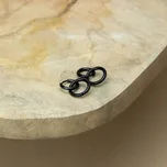 Náušnice Duo černé Barva: Černá