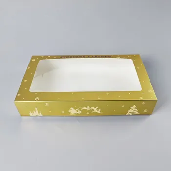 Krabice na pečivo Cake star 35x20x6cm zlatá