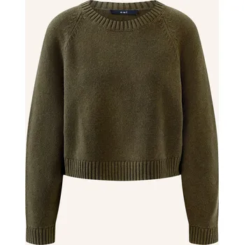Dámské oblečení Oui Dámský Svetr, khaki, 46