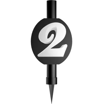 Dortová svíčka Fontána dortová černobílá číslo 2