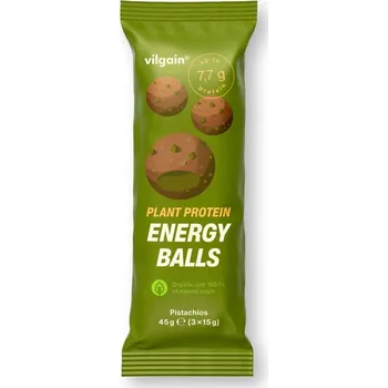 Vilgain Plant Protein Energy Balls BIO – 15× pistácie 45 g (3 x 15 g)