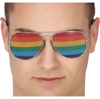 Sluneční brýle Brýle Pilotky s duhou