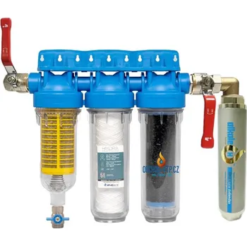 vodní filtr IPS ALKALEX™ Home - HYDRA TRIO SET 3/4", změkčovač vody - VERTIKÁLNÍ ALKALEX-HYDRATRIO-34SET-V