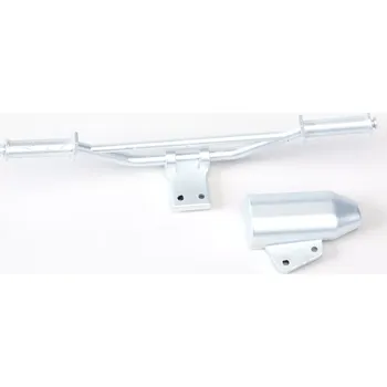 RC náhradní díl GM RACING Výfuk v chromovém designu