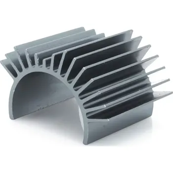 RC náhradní díl LRP Electronic Hliníkový motorový chladič, šedý - S10 BX/TX/MT (pro motory velikosti 500-600)