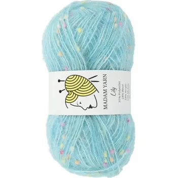 Příze Příze Madam Yarn Lily, 50 g - tyrkysová