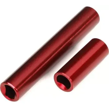 RC model Traxxas hřídel centrální vnější hliníková červená (pro TRX-4m High Trail)