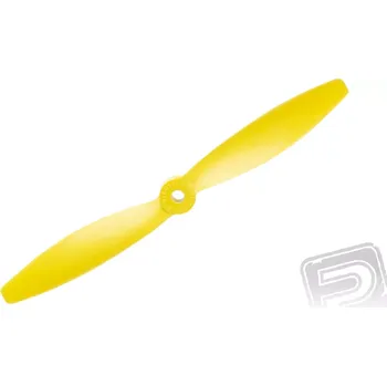 RC náhradní díl Kavan Nylon vrtule žlutá 8x6 (20x15 cm), 1 ks.