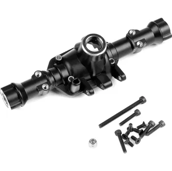 RC náhradní díl Yeah Racing Kovová zadní náprava (titanem potažená) pro Traxxas TRX-4 černá