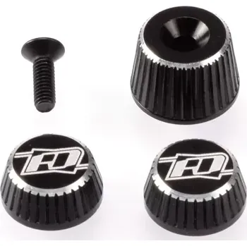 RC náhradní díl Revolution Design M17 hliníkové kolečka potenciometrů (černé)