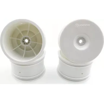 RC náhradní díl Zadní disky RUDDOG 2.2 bílé pro 2WD/4WD (HEX 12 mm) - 4 ks