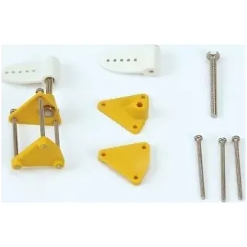 RC náhradní díl Graupner/SJ 3 bodová páka kormidla, žlutá