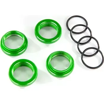 RC náhradní díl Traxxas stavěcí matice tlumiče GT-Maxx hliníková zelená (4)